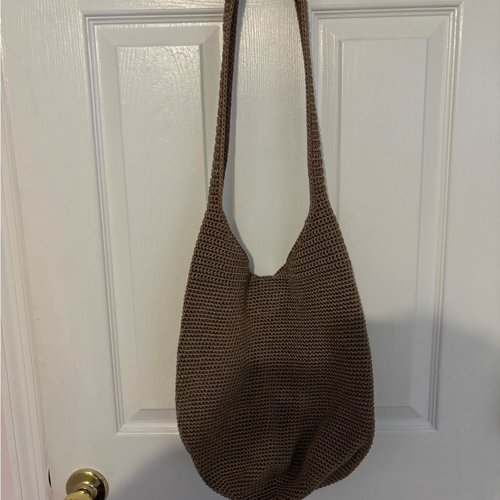 Brown Woven Hobo Bag - The Sak